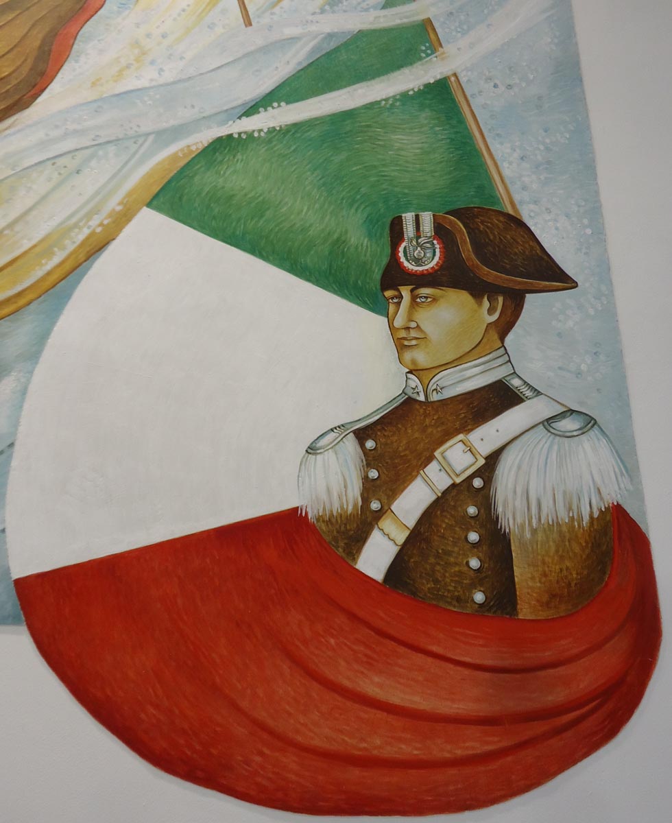 Carabinieri nella tormenta a Feltre